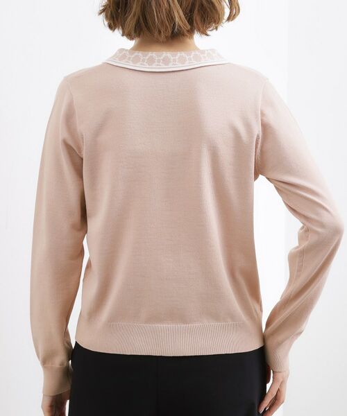 grove / グローブ ニット・セーター | ディテールで差がつく　大人のスカーフ柄ボウタイニット | 詳細15