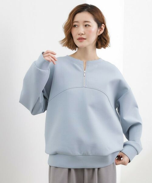 grove / グローブ スウェット | 2WAYハーフジップスウェット | 詳細16