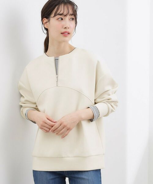 grove / グローブ スウェット | 2WAYハーフジップスウェット | 詳細2