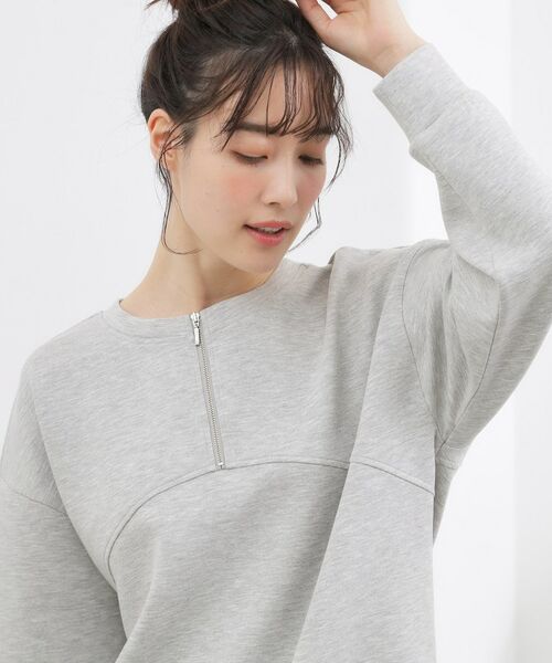 grove / グローブ スウェット | 2WAYハーフジップスウェット | 詳細8