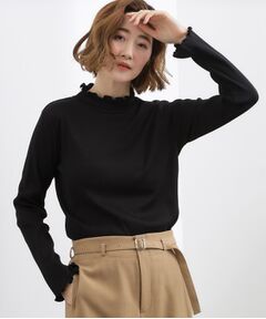 grove / グローブ カットソー | シルクライクリブタートルネック