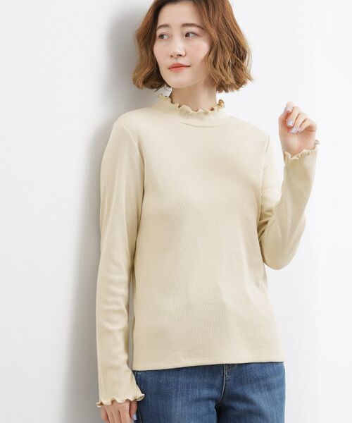 grove / グローブ カットソー | シルクライクリブタートルネック | 詳細10