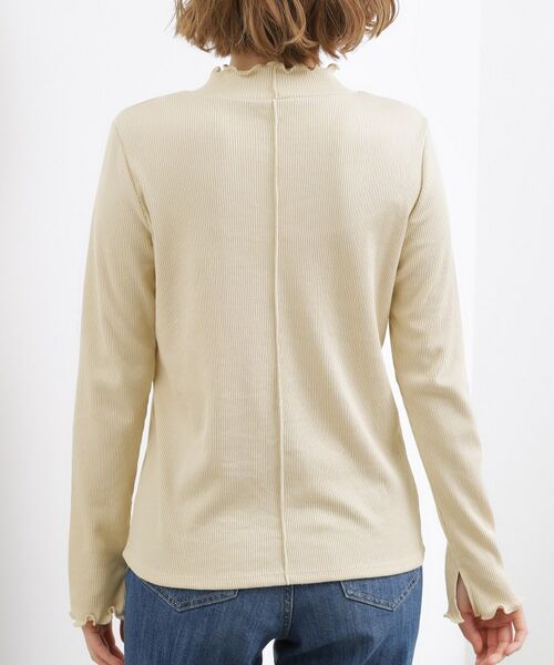 grove / グローブ カットソー | シルクライクリブタートルネック | 詳細15