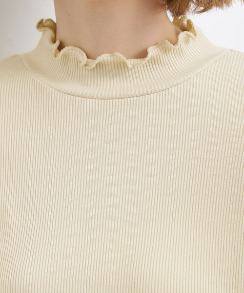 grove / グローブ カットソー | シルクライクリブタートルネック | 詳細16