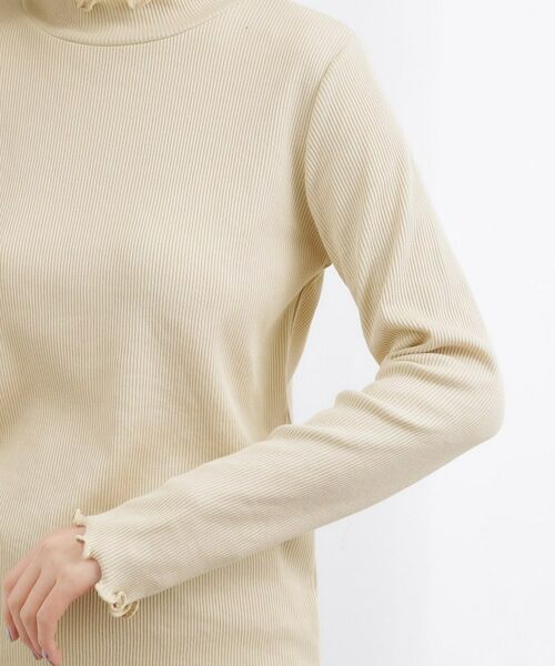 grove / グローブ カットソー | シルクライクリブタートルネック | 詳細17