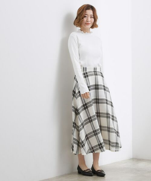 grove / グローブ カットソー | シルクライクリブタートルネック | 詳細2