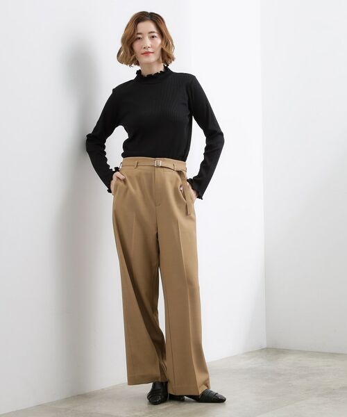 grove / グローブ カットソー | シルクライクリブタートルネック | 詳細6