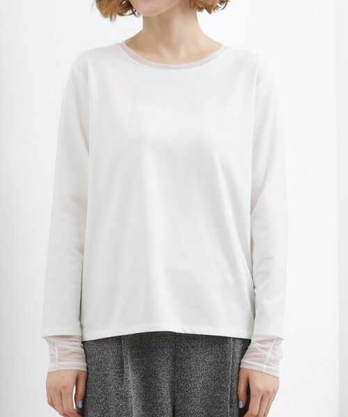 grove / グローブ Tシャツ | シアーレイヤードスリーブロンT | 詳細13