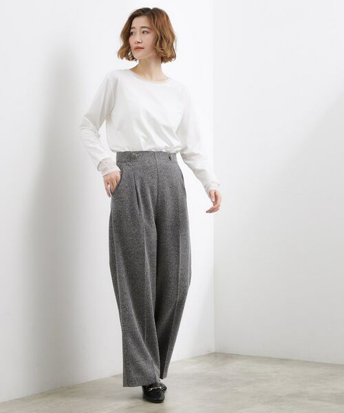 grove / グローブ カットソー | シアーレイヤードスリーブロンT | 詳細3