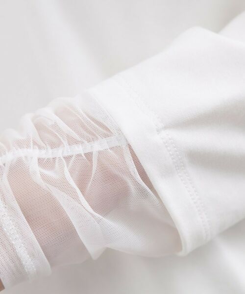 grove / グローブ カットソー | シアーレイヤードスリーブロンT | 詳細4