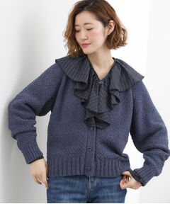 grove / グローブ カーディガン・ボレロ | コットン混バスケットVネックカーディガン