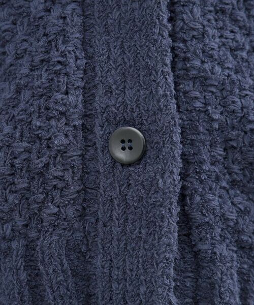 grove / グローブ カーディガン・ボレロ | コットン混バスケットVネックカーディガン | 詳細12