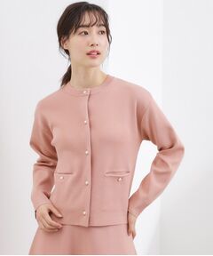 grove / グローブ カーディガン・ボレロ | 【SETUP対応】パール調釦ニットカーディガン