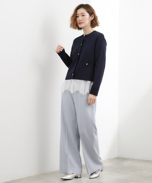 grove / グローブ カーディガン・ボレロ | 【SETUP対応】パール調釦ニットカーディガン | 詳細11