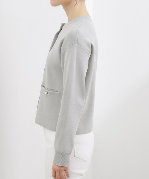 grove / グローブ カーディガン・ボレロ | 【SETUP対応】パール調釦ニットカーディガン | 詳細14