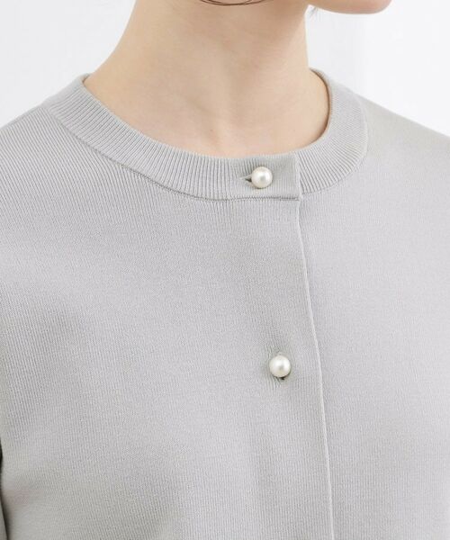 grove / グローブ カーディガン・ボレロ | 【SETUP対応】パール調釦ニットカーディガン | 詳細16