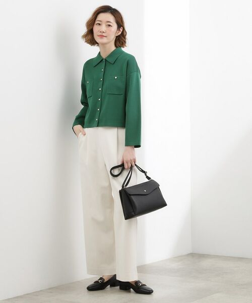 grove / グローブ カーディガン・ボレロ | コットンブレンド襟付きカーディガン | 詳細11