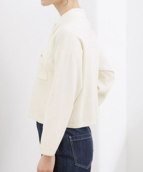 grove / グローブ カーディガン・ボレロ | コットンブレンド襟付きカーディガン | 詳細22