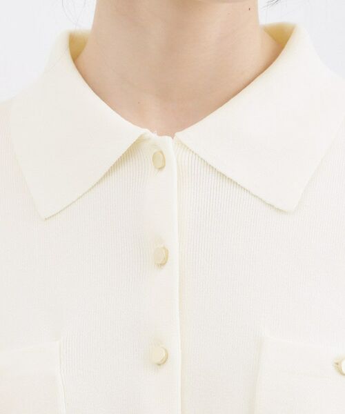 grove / グローブ カーディガン・ボレロ | コットンブレンド襟付きカーディガン | 詳細24