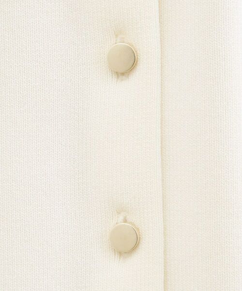 grove / グローブ カーディガン・ボレロ | コットンブレンド襟付きカーディガン | 詳細4