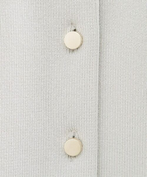 grove / グローブ カーディガン・ボレロ | コットンブレンド襟付きカーディガン | 詳細8