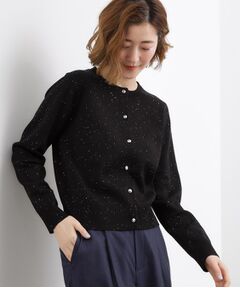 grove / グローブ カーディガン・ボレロ | ミニスパンコールクルーカーディガン