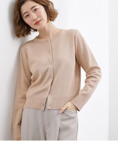 grove / グローブ カーディガン・ボレロ | ミニスパンコールクルーカーディガン