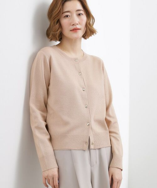 grove / グローブ カーディガン・ボレロ | ミニスパンコールクルーカーディガン | 詳細10