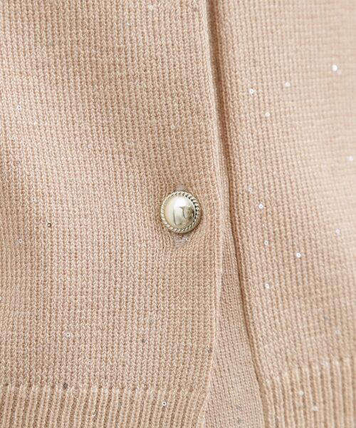 grove / グローブ カーディガン・ボレロ | ミニスパンコールクルーカーディガン | 詳細12