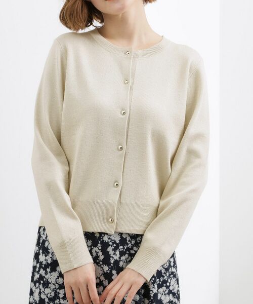 grove / グローブ カーディガン・ボレロ | ミニスパンコールクルーカーディガン | 詳細13