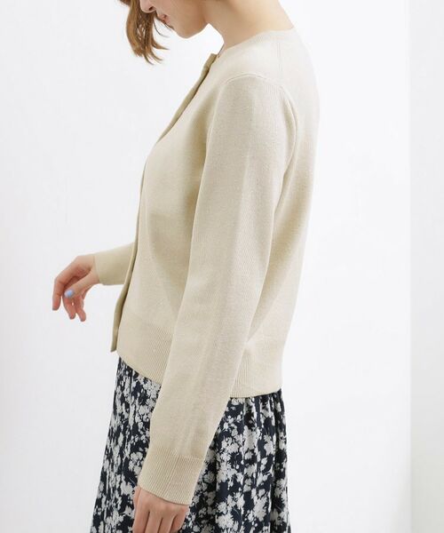 grove / グローブ カーディガン・ボレロ | ミニスパンコールクルーカーディガン | 詳細14