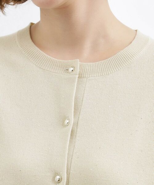 grove / グローブ カーディガン・ボレロ | ミニスパンコールクルーカーディガン | 詳細16