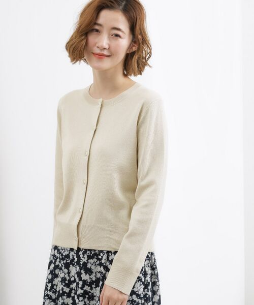 grove / グローブ カーディガン・ボレロ | ミニスパンコールクルーカーディガン | 詳細2