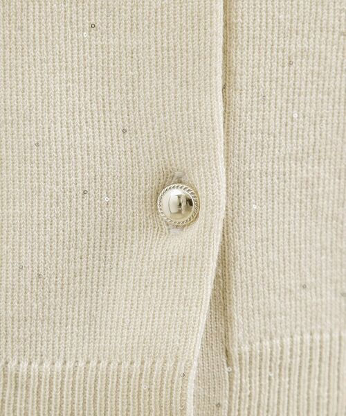 grove / グローブ カーディガン・ボレロ | ミニスパンコールクルーカーディガン | 詳細4