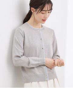 grove / グローブ カーディガン・ボレロ | レイヤード風配色カーディガン