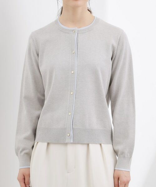 grove / グローブ カーディガン・ボレロ | レイヤード風配色カーディガン | 詳細13