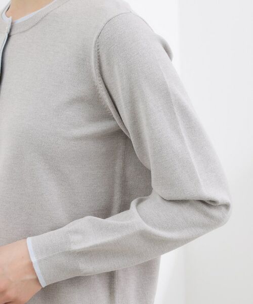 grove / グローブ カーディガン・ボレロ | レイヤード風配色カーディガン | 詳細17