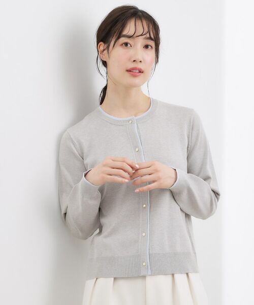 grove / グローブ カーディガン・ボレロ | レイヤード風配色カーディガン | 詳細2