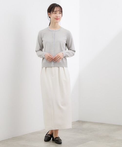 grove / グローブ カーディガン・ボレロ | レイヤード風配色カーディガン | 詳細3