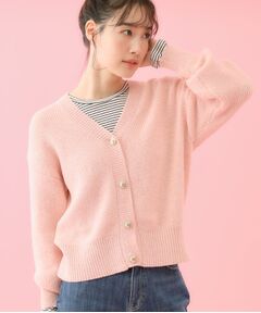 grove / グローブ カーディガン・ボレロ | 【コラボITEM】Philly Chocolate ブークレカーディガン