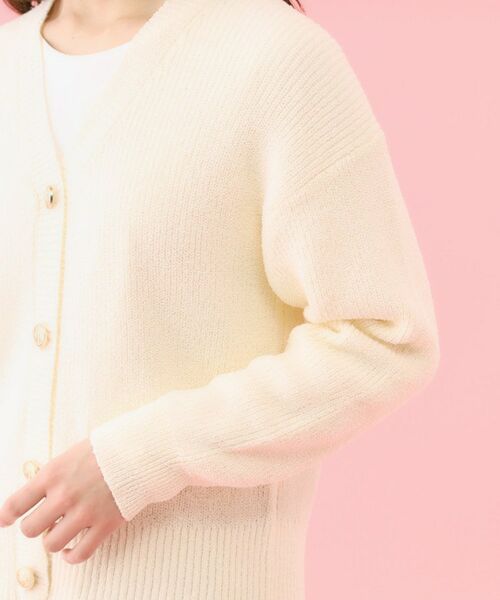 grove / グローブ カーディガン・ボレロ | 【コラボITEM】Philly Chocolate ブークレカーディガン | 詳細17