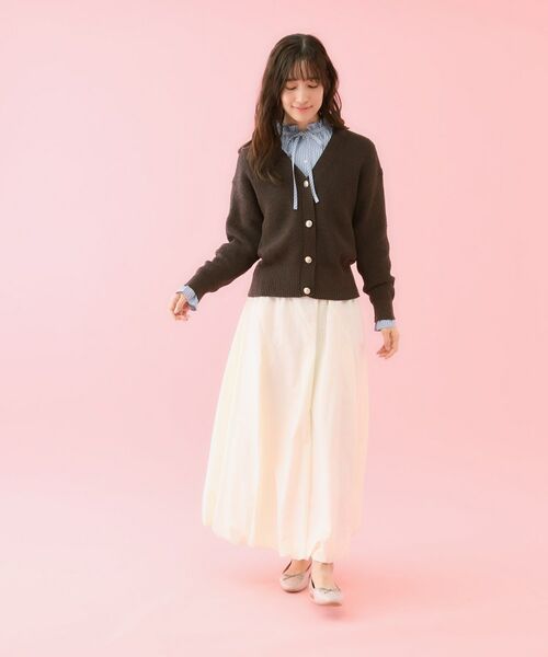 grove / グローブ カーディガン・ボレロ | 【コラボITEM】Philly Chocolate ブークレカーディガン | 詳細7