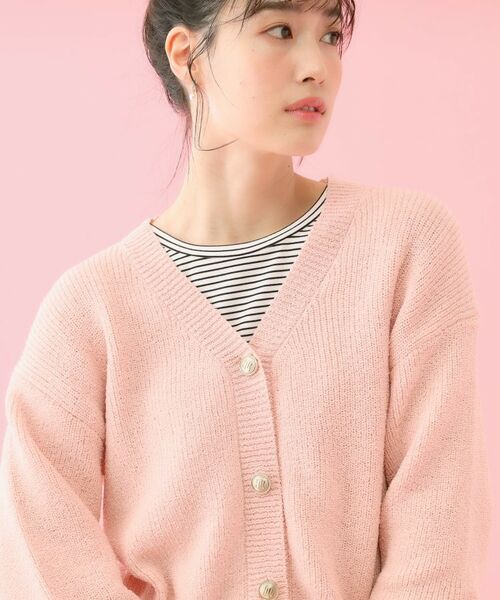 grove / グローブ カーディガン・ボレロ | 【コラボITEM】Philly Chocolate ブークレカーディガン | 詳細9