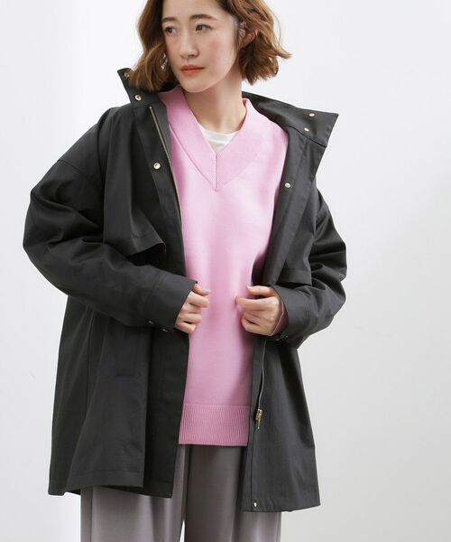 grove / グローブ その他アウター | 【撥水】スタンドネックテントラインコート | 詳細5