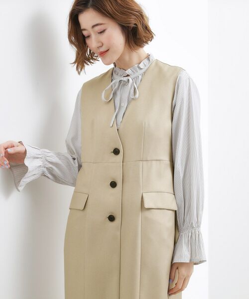 grove / グローブ ロング・マキシ丈ワンピース | トレンチライクジャンドレ | 詳細1