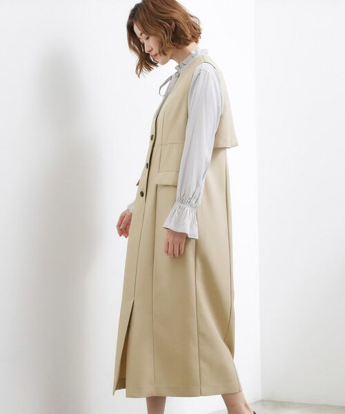 grove / グローブ ロング・マキシ丈ワンピース | トレンチライクジャンドレ | 詳細2