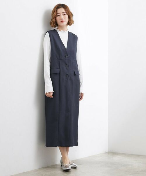 grove / グローブ ロング・マキシ丈ワンピース | トレンチライクジャンドレ | 詳細7