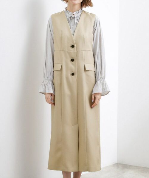 grove / グローブ ロング・マキシ丈ワンピース | トレンチライクジャンドレ | 詳細9