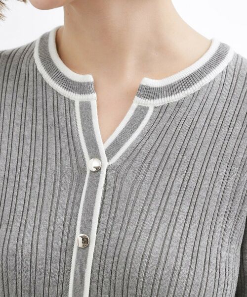 grove / グローブ ロング・マキシ丈ワンピース | マルチボーダーアソートドッキングワンピース | 詳細12