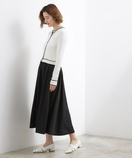 grove / グローブ ロング・マキシ丈ワンピース | マルチボーダーアソートドッキングワンピース | 詳細3